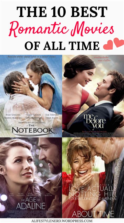 english romantic movies list